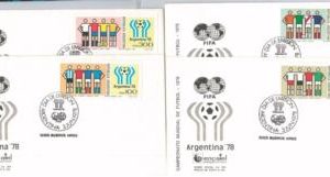 65608 - ARGENTINA -  4 FDC COVERS 1978: World FOOTBALL Championship