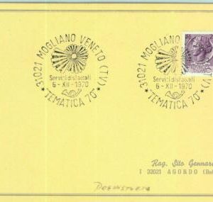 98430 -  ITALY - POSTAL HISTORY - SPECIAL POSTMARK on card PREHISTORY Archeology