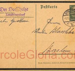 ad5982 - GERMANY Poland - POSTAL HISTORY - STATIONERY CARD  from SZPROTAWA 1934