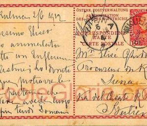 ad5986 - AUSTRIA Poland - POSTAL HISTORY - STATIONERY CARD  from MIKULICE 1912
