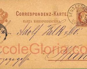 ad5988 - AUSTRIA Poland - POSTAL HISTORY - STATIONERY CARD  from NOWY SACZ  1882