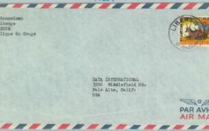 84058 - BELGIAN Congo Belge - POSTAL HISTORY -   COVER 1960's Fauna ZEBRAS