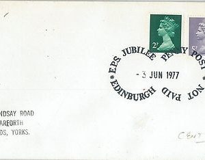 63337 - GB - POSTAL HISTORY -  SPECIAL POSTMARK  on  COVER 1977 -  EPS Jubilee