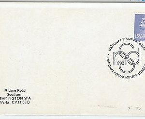 63338 - GB - POSTAL HISTORY -  SPECIAL POSTMARK  on  COVER 1982 -  STAMP DAY