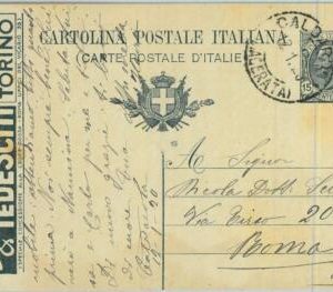 93258 - ITALY - POSTAL HISTORY - Advertising STATIONERY:  Tyres 1920  AUTO CARS