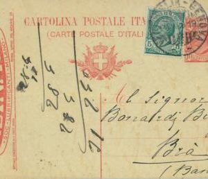 93251 - ITALY - POSTAL HISTORY - Advertising  STATIONERY: Reinach 1919 AUTO CARS