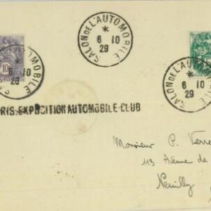 93471 - FRANCE - POSTAL HISTORY - SPECIAL POSTMARK on COVER: AUTOMOBILE Club
