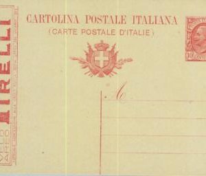 93254 - ITALY - POSTAL HISTORY - Advertising STATIONERY:  Pirelli   AUTO CARS
