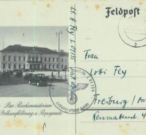 93214 - GERMANY  - Postal HISTORY - FELDPOST Picture Field Mail Car 1942 - CARS