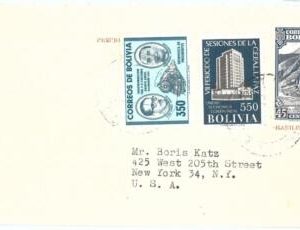 72225 - BOLIVIA - POSTAL HISTORY -  STATIONERY COVER 1950's - Mountaineering