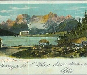 98067 - CARTOLINA d'Epoca - BELLUNO Provincia - CORTINA   1900  Lago Misurina