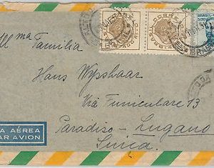 58549 -  BRAZIL  - POSTAL HISTORY:  COVER to SWITZERLAND - 1951