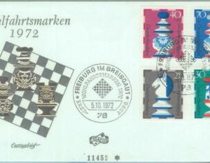 89840 - GERMANY  - Postal History  - FDC COVER  1972  -  Chess