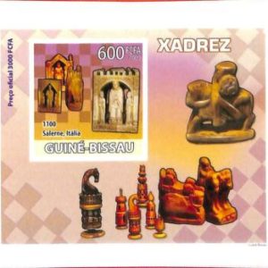 A0806 - GUINEE Guinea -  IMPERF SHEET - SPORT:  CHESS 2009