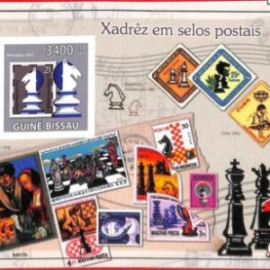 A0822 - GUINEE Guinea -  IMPERF SHEET - SPORT:  CHESS 2009