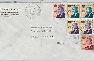 49230  - MORROCO MAROC -  POSTAL HISTORY -  COVER to ITALY 1994