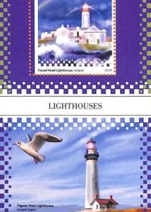 A6982 - SIERRA LEONE, Error, 2018, MISPERF SOUVENIR SHEET: Lighthouses, Birds