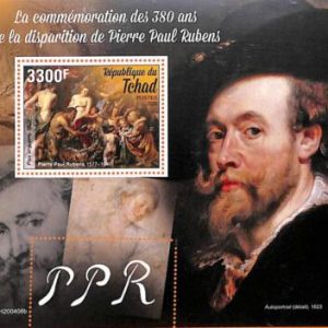 A7195 - TCHAD, Error, 2020, MISPERF SOUVENIR SHEET: Art, Pierre Paul Rubens