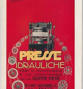 VINTAGE ITALIAN ADVERTISING from MAGAZINE: CARS illustrated by MASSA - GALLARATE