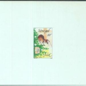 88809 - SENEGAL  - set of 3 DELUXE Souvenir Sheet PROOF - 1989  CHRISTMAS