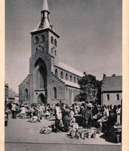 ac9705 - DENMARK - VINTAGE POSTCARD -  Odense, Domkirken