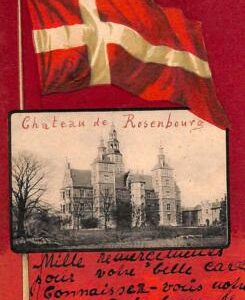 ac9713 - DENMARK - VINTAGE POSTCARD - Rosenberg - 1903