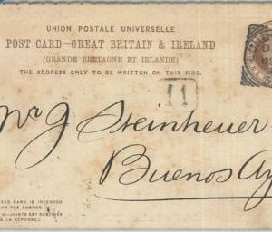 72435 - GREAT BRITAIN  - Private Double POSTAL STATIONERY CARD - ARGENTINA 1889