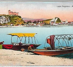 55670  -- CARTOLINA d'Epoca - LAGO MAGGIORE:  ANGERA