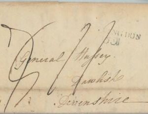 72454 - GREAT BRITAIN - POSTAL HISTORY Prephilatelic cover: RAMSEY  1806