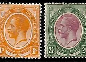 94885j - SOUTH AFRICA  - STAMPS - SG # 12 + 14 -  MINT Hinged - V. Well Centered