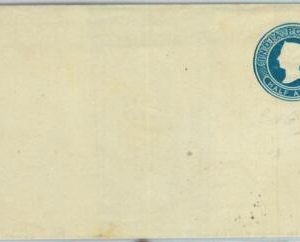 BK0288 - INDIA - POSTAL HISTORY - Stationery Cover H & G # 1 TURKEY MILL wmk!