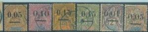 88096 - MADAGASCAR -  STAMPS :  Yvert  # 51/55 + 51II / 53II    VERY  FINE Used