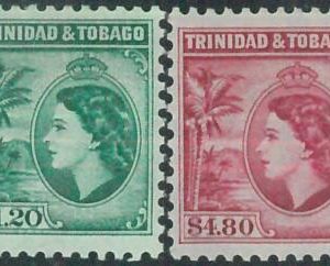88575 - TRINIDAD - STAMPS - Stanley Gibbons #  277a + 278a perf. 11 1/2 - MINT H