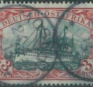 88167 -  GERMANY Colonies: GUINEA - STAMP:  Michel  # 39 - Fine USED -- SHIPS