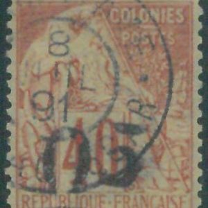 88152  - FRENCH COLONIES : Madagascar  -  STAMPS -  Yvert # 4 -  FINE USED !