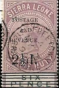 94885f - SIERRA LEONE  - STAMPS - SG # 60 REVENUE Tax -  Very Fine USED
