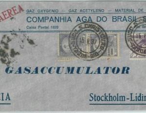 74382 - BRAZIL - POSTAL HISTORY -  4200 Reis on COVER to SWEDEN  1937