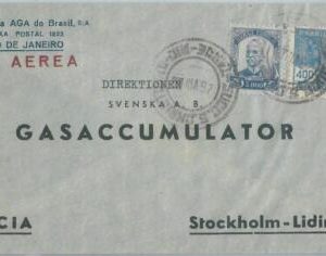 74386 - BRAZIL - POSTAL HISTORY -  5400 Reis on COVER to SWEDEN  1939