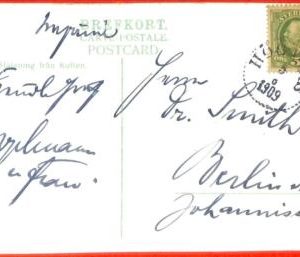 aa1810 - SWEDEN - Postal History - POSTCARD to GERMANY  1909