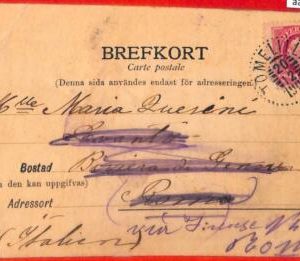 aa1812 - SWEDEN - Postal History - POSTCARD from TOMELILLA to ITALY  1903