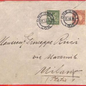 aa1829  - SWEDEN - Postal History - COVER to ITALY 1926
