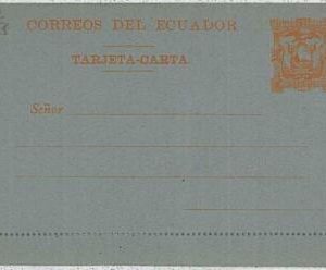 37506 - ECUADOR  - POSTAL HISTORY -  Stationery HIGGINGS & GAGE # 2 - EAGLES
