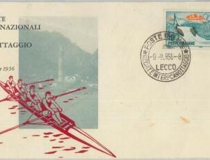 77810 -  ITALY - Postal History -  SPECIAL COVER 1956  Canoeing ROWING 1956