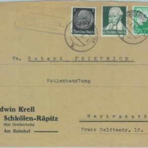 85190 - GERMANY - POSTAL HISTORY -  COVER from Großkorbetha 1935