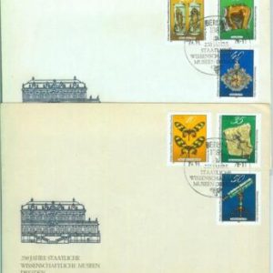 85218 - GERMANY DDR - POSTAL HISTORY - 2 FDC COVER 1978 Butterflies MINERALS
