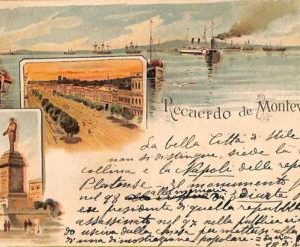 ac1775 - URUGUAY - VINTAGE POSTCARD -  Montevideo - 1830's