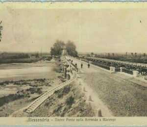 96951 - CARTOLINA d'Epoca - ALESSANDRIA  - PONTE sulla Bormida a Marengo 1921