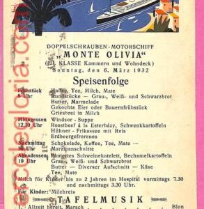 af8146 - BRASIL -VINTAGE POSTCARD Ansichtskarten - Ship "Monte Olivia" Navi