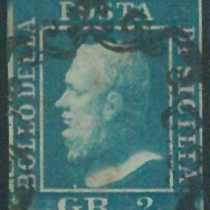87790 - ANTICHI STATI: SICILIA - Sassone 8 - USATO  - BELLO