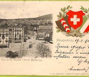 ad4852 - SWITZERLAND  Schweitz - Ansichtskarten VINTAGE POSTCARD-Neuchatel -1902